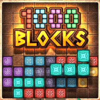 Игра 1000 Blocks пазл тренируй память играть онлайн