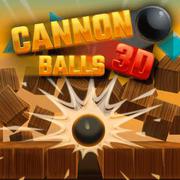 Geschicklichkeit Spiele Spiel Cannon Balls 3D spielen kostenlos