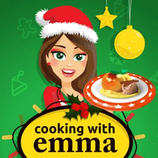 Spiele jetzt Bratäpfel mit Zimteis - Kochen mit Emma