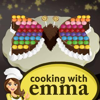 Butterfly Chocolate Cake - Cooking with Emma