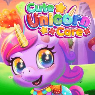 Игра Cute Unicorn Care для девочек онлайн без скачивания