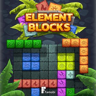 Игра Element Blocks пазл тренируй память играть онлайн