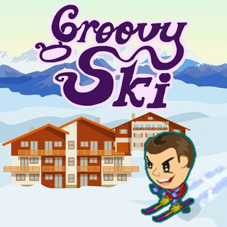 Игра Groovy Ski аркада онлайн без скачивания