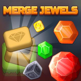 Игра Merge Jewels пазл тренируй память играть онлайн