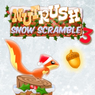 Игра Nut Rush 3 - Snow Scramble беги и прыгай на телефоне без скачиваний