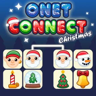 Onet連接聖誕節-Onet连接圣诞节-Onet Connect Christmas-在聖誕節為主題的麻將連線遊戲中，在時間到來之前查找對子並從場地中移除所有圖塊！