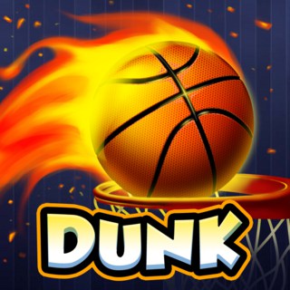 灌籃扣籃-灌篮扣篮-Slam Dunk Basketball-點擊以將球保持在空中並將其引導至箍中。你能得分多少分？