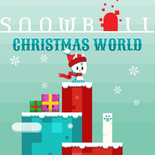 Игра Snowball Christmas World беги и прыгай на телефоне без скачиваний