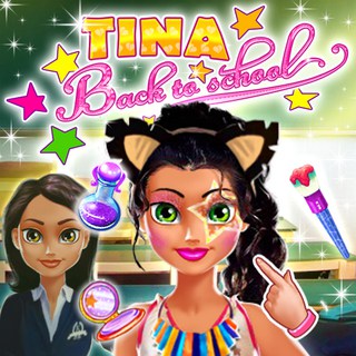 蒂娜回到學校-蒂娜回到学校-Tina Back To School-幫助蒂娜與她的朋友準備一個很酷的派對，並給她一個時尚的改造！