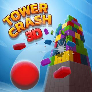 塔崩3D-塔崩3D-Tower Crash 3D-在這個街機物理遊戲中，撞毀所有塔樓並解決盡可能多的美麗關卡！