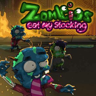 Игра Zombies Eat My Stocking аркада онлайн без скачивания